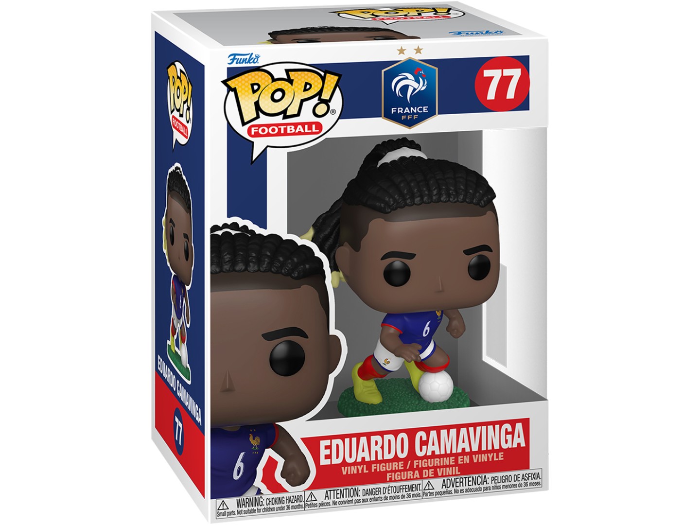 Колекційна фігурка FUNKO POP! серії Футбол: Франція - ЕДУАРДО КАМАВІНГА (92729) — фото 6